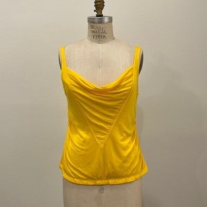 Diane Von Furstenberg Yellow tencel/ silk Top Size Small